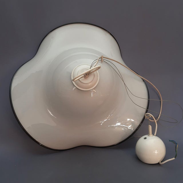 Murano Glass Pendant Light by Fazzoletto, 1970s For Sale - Image 16 of 16