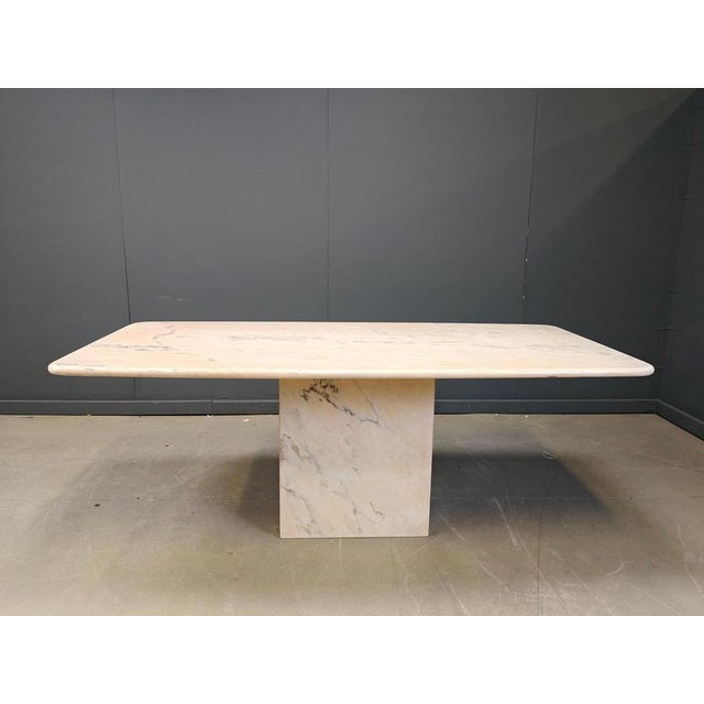 Vintage Italian Marble Dining Table, 1970s For Sale - Image 11 of 14