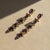 Modern Geometric Amethysts Drop Earrings, Silver, Gold, Pair For Sale - Image 4 of 7