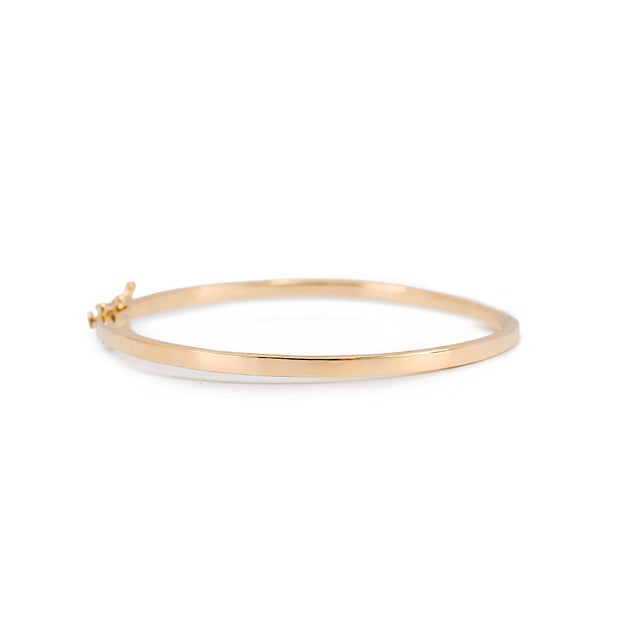 Gender: Ladies Metal Type: 14K Yellow Gold Length: 7.00 inches Width: 3.25 mm Weight: 13.20 grams Ladies 14K yellow gold,...