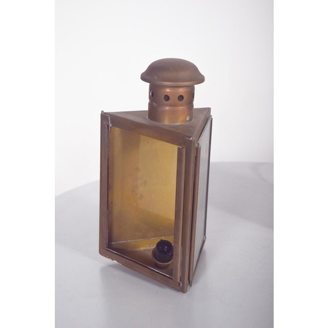 1950s Danish Copper and Glass Street Lanterns, 1950 For Sale - Image 5 of 9