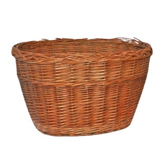 Wicker Basket, 1960s For Sale