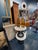 Glass Murano Amber Glass Lamps - a Pair For Sale - Image 7 of 7