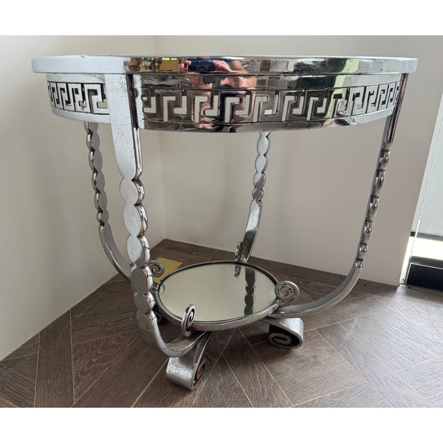 Art Deco Chrome Table, 1930 For Sale - Image 6 of 11