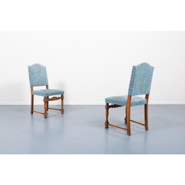 Provenance Oak Dining Table and Dining Chairs, 1950s, Set of 7 For Sale - Image 13 of 18