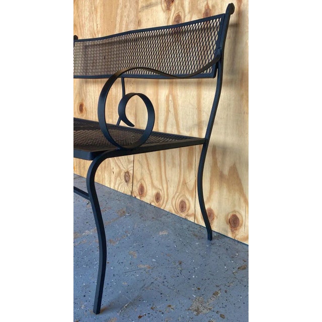 20th Century Salterni Wrought Patio Set - Set of 5, Attributed For Sale In West Palm - Image 6 of 12