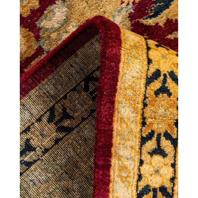 Vintage Moroccan Hand Knotted Wool Area Rug, Burgundy - 7'10" X 10'1" For Sale In New York - Image 6 of 9