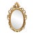 Vintage 1969 Gold Ornate Syroco Mirror For Sale