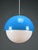 Model 4021 Blue Methacrylate Pendant Lamp by Luigi Bandini Buti for Kartell, Italy, 1960s For Sale - Image 16 of 18