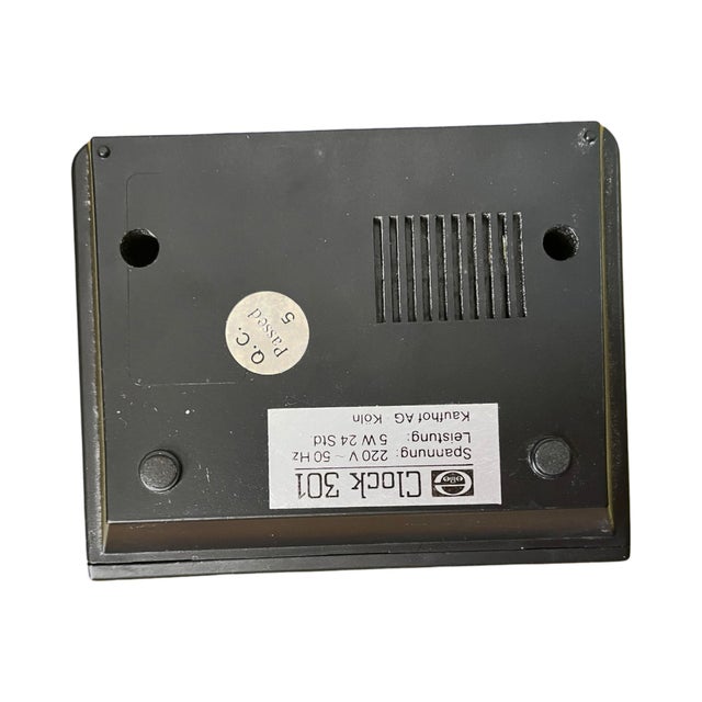 Electric Clock/Alarm Clock Elite Clock 301, Germany 1980s. For Sale - Image 12 of 12