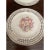 Offered is a lovely vintage set dessert plates by The Edwin M Knowles China Co. This set features a floral design with 22...