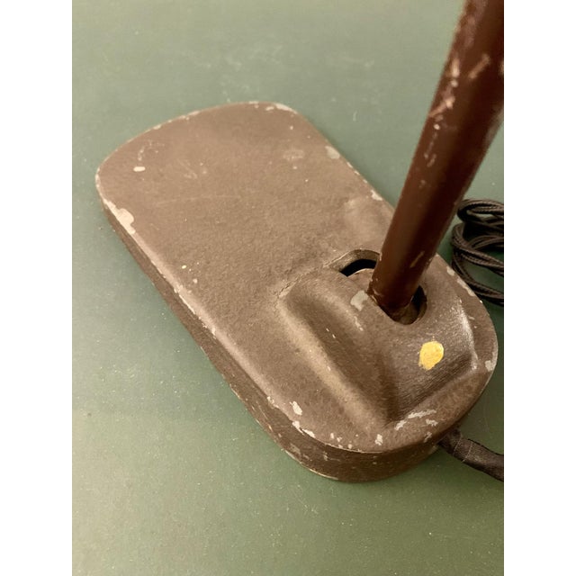 Bauhaus Bauhaus Bureau or Piano Lamp by Bag Turgi, 1940s For Sale - Image 3 of 10