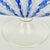 Vintage Murano Glass Latticino Letter Napkin Holder Cornflower Blue For Sale - Image 6 of 6