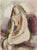 Contemporary Carlo Ravagnan, Nude Watercolor Drawing, 1960s, Watercolor For Sale - Image 3 of 3