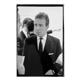 Fred McDarrah, Vintage Signed Silver Gelatin Photograph Dapper Lord Snowdon Photo Suit & Tie, c.1960s For Sale