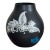 Vintage 2005 Hella Jongerius for Ikea Ps Jonsberg Vase - Matte Midnight Blue / Black Soviet Union Edition For Sale