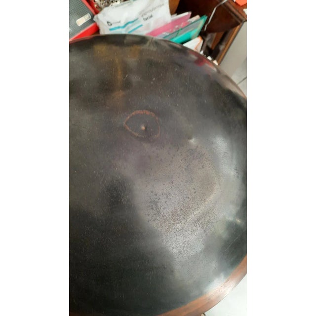 A rare Art deco table lamp from copper and hand blown glass, by Siemens and Venini. I have official proof of authenticity...