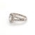 Silver Pear Shape Diamond Engagement Ring 14k Gold 1.38 TCW Certified For Sale - Image 8 of 13