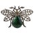 Exquisite 15.35 Carat Emerald, Citrine and Diamond Beetle Brooch Pendant For Sale - Image 11 of 14