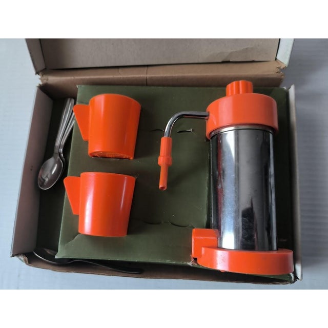 Orange Minibar Electric Coffee Maker from Velox Ferrara, Italy, 1970s For Sale - Image 8 of 8