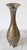 Mid-Century Modern Vintage Hand-Etched Brass Vase For Sale - Image 3 of 8