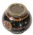 Black Japanese Cloisonne Covered Jar Meiji Period For Sale - Image 8 of 9