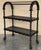 Mid 20th Century Spanish Wooden Magazine Rack with Marquetry or Etagere with cane shelves For Sale - Image 18 of 18