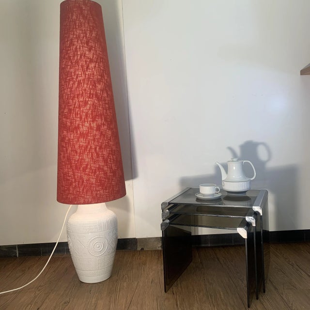 Large Mid-Century Floor Lamp from Bay Keramik For Sale - Image 13 of 14