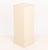Late 20th Century Modern White Painted Wood Display Pedestal For Sale - Image 5 of 6