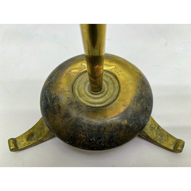Mid-Century Modern Brass Ashtray Stand, 1950s For Sale - Image 4 of 11