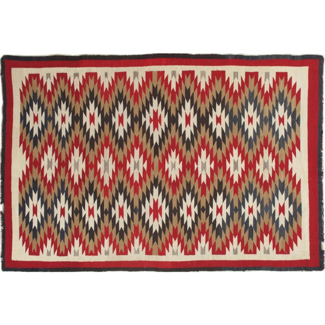 Vintage Navajo Style Rug, 4'7x7 For Sale - Image 13 of 13