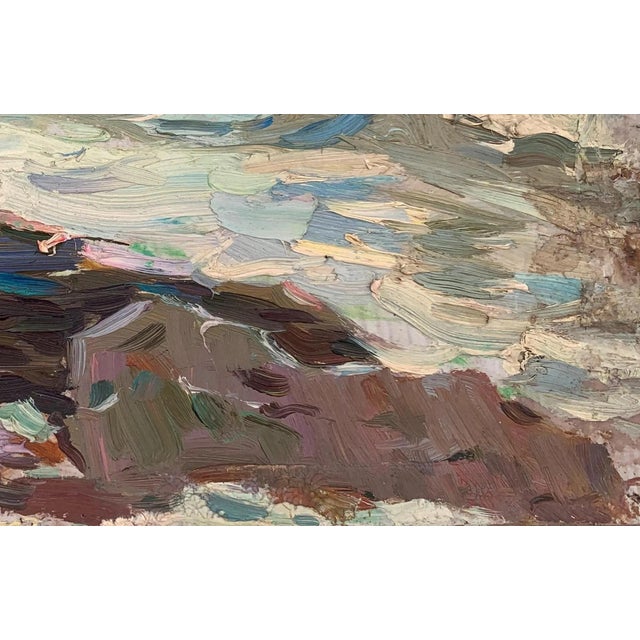 Original Seascape Oil Painting, Ukrainian Artist, 1970s 22-35 For Sale - Image 6 of 6