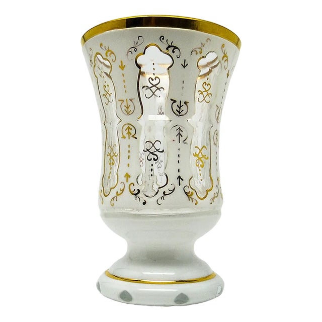 19th Century Biedermeier Water Chalice, Austro-Hungarian Empire For Sale