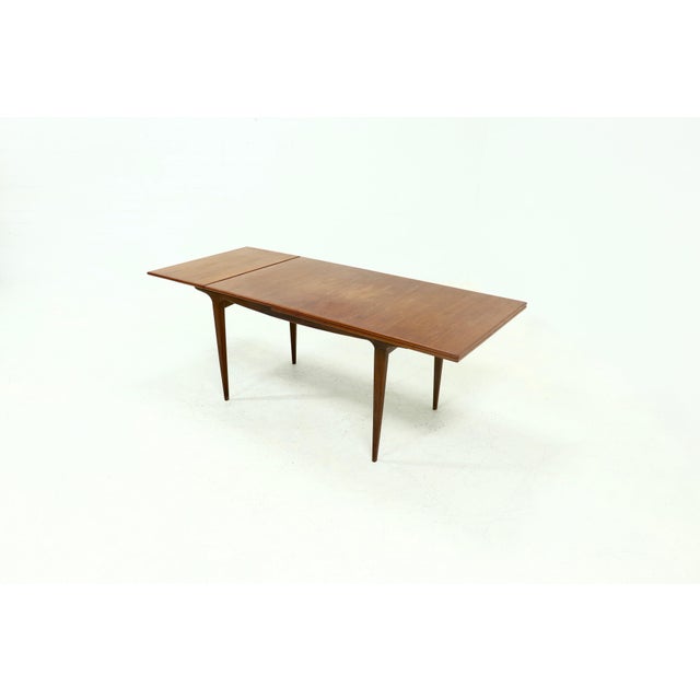 Danish Sculptural Extendable Dining Table in Teak, 1960s For Sale - Image 4 of 12