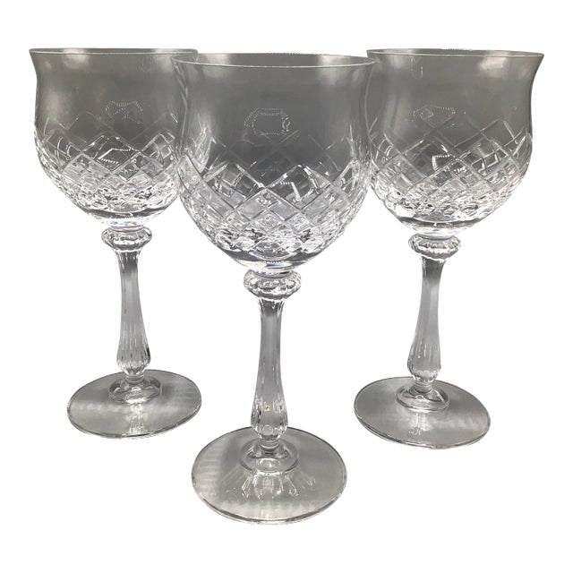 Mikasa Montclair Water Goblets-Set of 3 For Sale