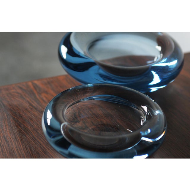 Glass Bowls by Per Lütken for Holmegaard, 1950s Set of 2 For Sale - Image 5 of 9