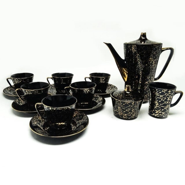 Coffee Set Ira, Chodzież, Poland, 1950s, Set of 15 For Sale - Image 14 of 15