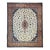 Vintage Tabriz Room Size Rug, Hand-Knotted Wool, Floral Design, 1970s For Sale