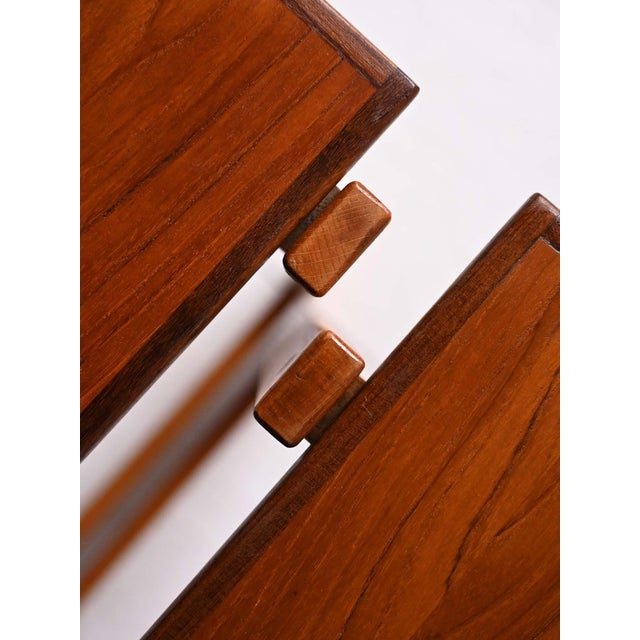 Wood Vintage Scandinavian Teak and Beech Coffee Tables, 1960s, Set of 2 For Sale - Image 7 of 11