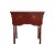 Red Small Red Antique Wine Console Table For Sale - Image 8 of 8