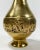 Vintage Etched Brass Bud Vase For Sale In Kansas City - Image 6 of 6