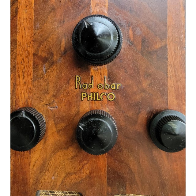 Art Deco Philco Radio Bar Circa. 1937 For Sale - Image 14 of 18