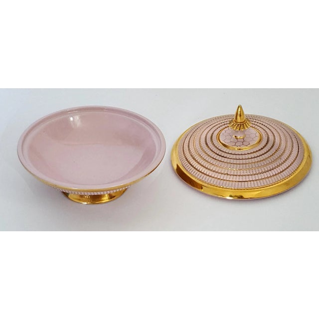 1960s Bowl or Candy Dish 1960s Italy Pink For Sale - Image 5 of 11