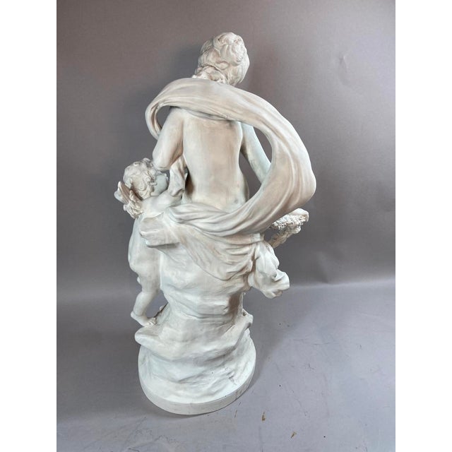 Ceramic 19th C Sevres Aug. Moreau White Biscuit Porcelain Sculpture - 1 Piece For Sale - Image 7 of 18