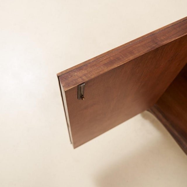 Wood Showcase Sideboard with Flap For Sale - Image 7 of 14