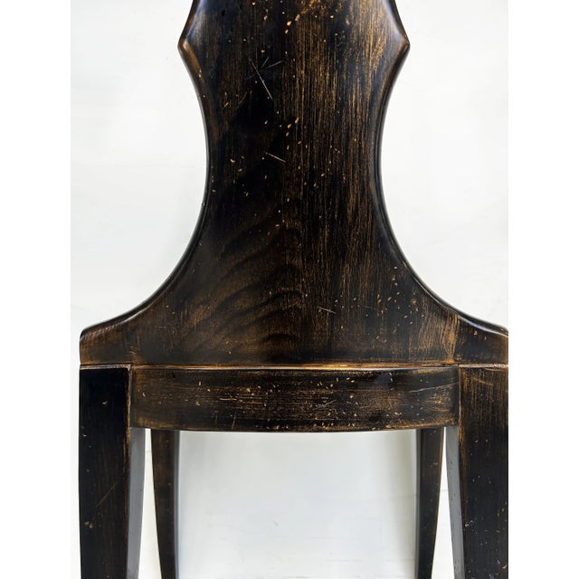 Wood Pregno Srl Italian Upholstered Klismos Style Dining Chairs, Set of 6 For Sale - Image 7 of 12