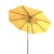 Contemporary Cannes 9ft Wooden Outdoor Umbrella - Yellow For Sale - Image 3 of 5
