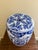 Blue and White Porcelain Chinoiserie Chinese Garden Stool or Side Table For Sale - Image 4 of 6