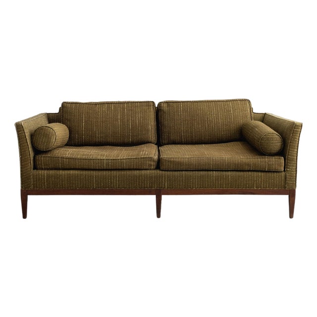 Mid-Century Loveseat in the Style of James Mont For Sale