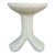 Noir Company Brutalist Style White Laramy Side Table For Sale